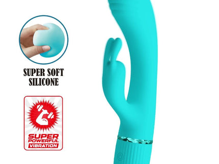 PRETTY LOVE - SCOCCO VIBRATOR RABBIT TURQUOISE