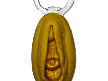 DIABLO PICANTE - SILVER OPENER WITH A GOLDEN VAGINA SHAPE