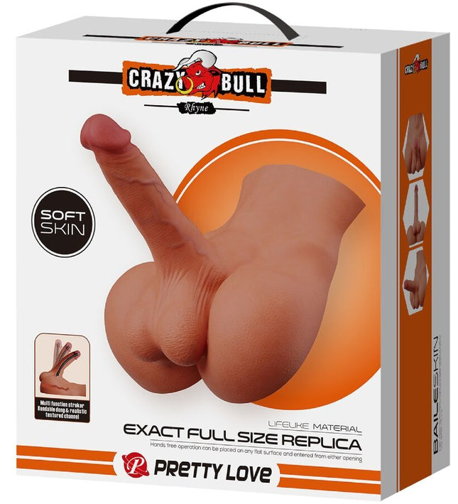 CRAZY BULL - RHYNE BACK REALISTIC NATURAL MASTURBATOR