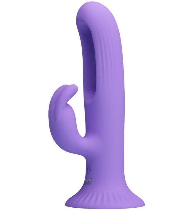 PRETTY LOVE - KILLMOULIS RABBIT VIBRATOR 12 VIBRATION MODES PURPLE