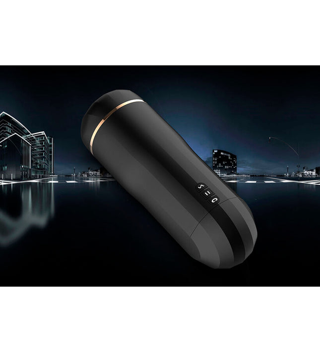 SHEQU - SNOW VAGINA MASTURBATOR WITH VIBRATION AND SUCTION