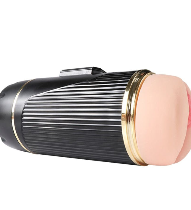 SHEQU - KAY DOUBLE MASTURBATOR WITH DUAL MOUTH AND VAGINA VIBRATION