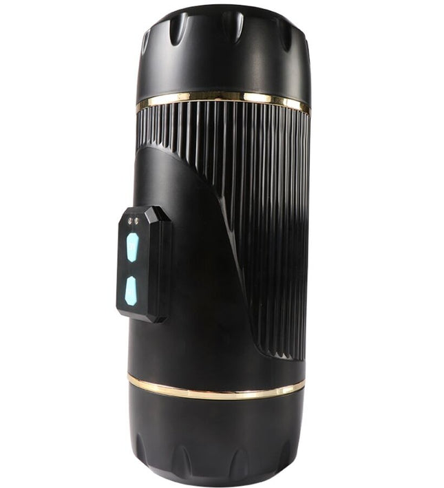 SHEQU - KAY DOUBLE MASTURBATOR WITH DUAL MOUTH AND VAGINA VIBRATION