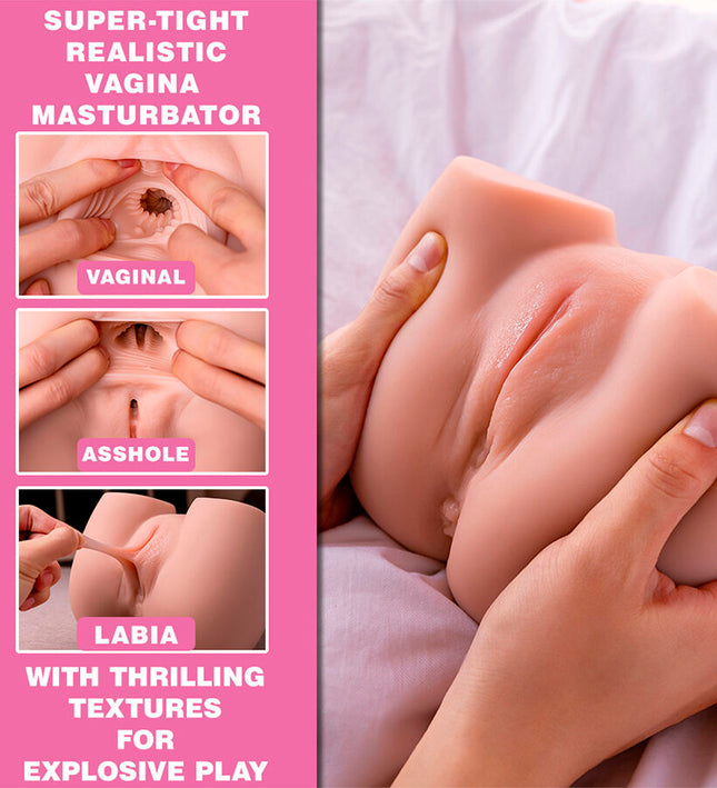 XISE - CONNIE BACK MASTURBATOR VAGINA AND ANUS REALISTIC MULTIPOSITION WITH VIBRATION