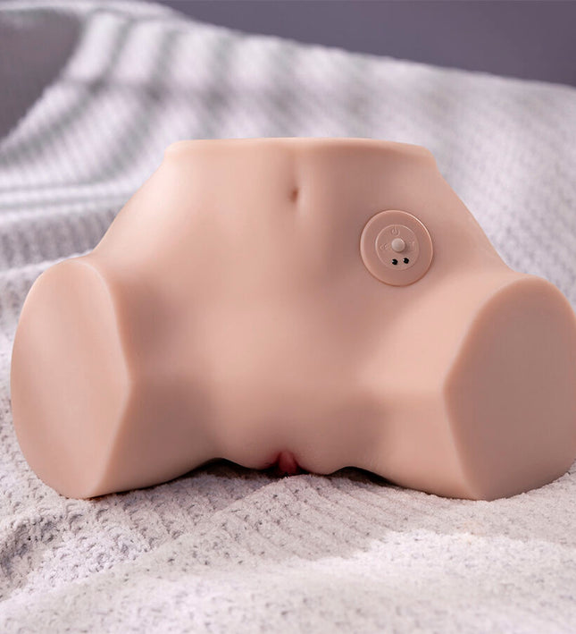 XISE - FENNIE SHAKING REALISTIC MULTIPOSITION VAGINA AND ANUS MASTURBATOR WITH VIBRATION