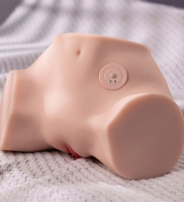 XISE - FENNIE SHAKING REALISTIC MULTIPOSITION VAGINA AND ANUS MASTURBATOR WITH VIBRATION