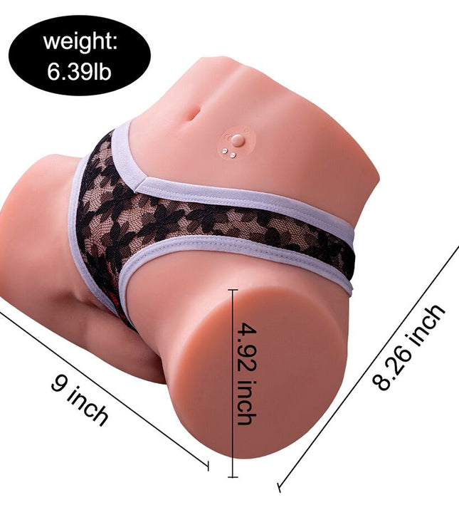 XISE - TRACY VIBRATING REALISTIC MULTIPOSITION VAGINA AND ANUS MASTURBATOR