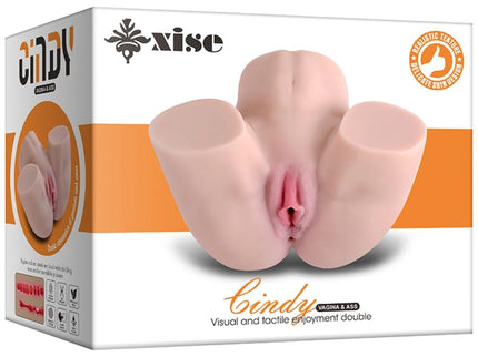 XISE - CINDY REALISTIC VAGINA AND ANUS MASTURBATOR BACK POSITION