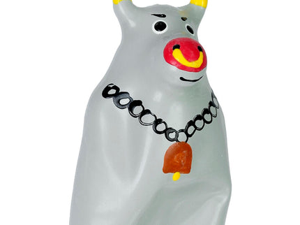CONDOMERIE - HANDPAINTED NOVELTY CONDOMS GREY BULL MODEL XL