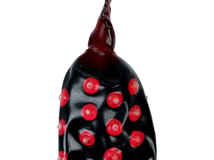 CONDOMERIE - HANDPAINTED NOVELTY CONDOMS BLACK FAKIR XL