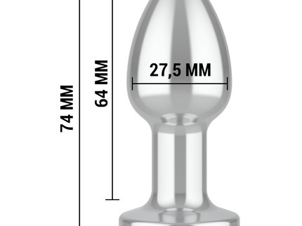 INTENSE - ANAL PLUG 10 VIBRATIONS METAL WITH REMOTE CONTROL S