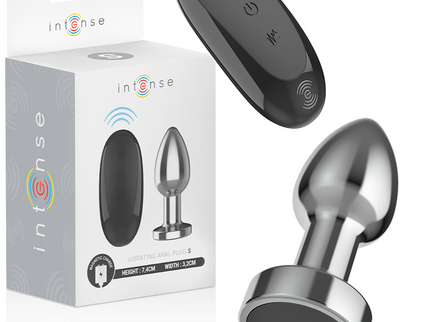 INTENSE - ANAL PLUG 10 VIBRATIONS METAL WITH REMOTE CONTROL S
