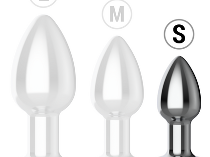 INTENSE - ANAL PLUG 10 VIBRATIONS METAL WITH REMOTE CONTROL S