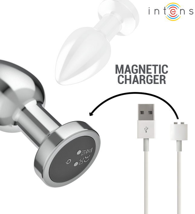 INTENSE - ANAL PLUG 10 VIBRATIONS METAL WITH REMOTE CONTROL M