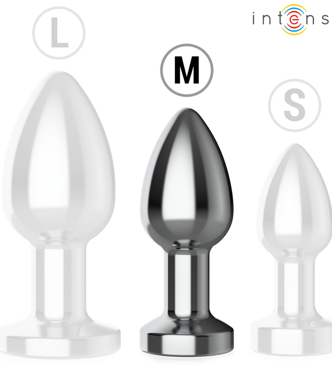 INTENSE - ANAL PLUG 10 VIBRATIONS METAL WITH REMOTE CONTROL M