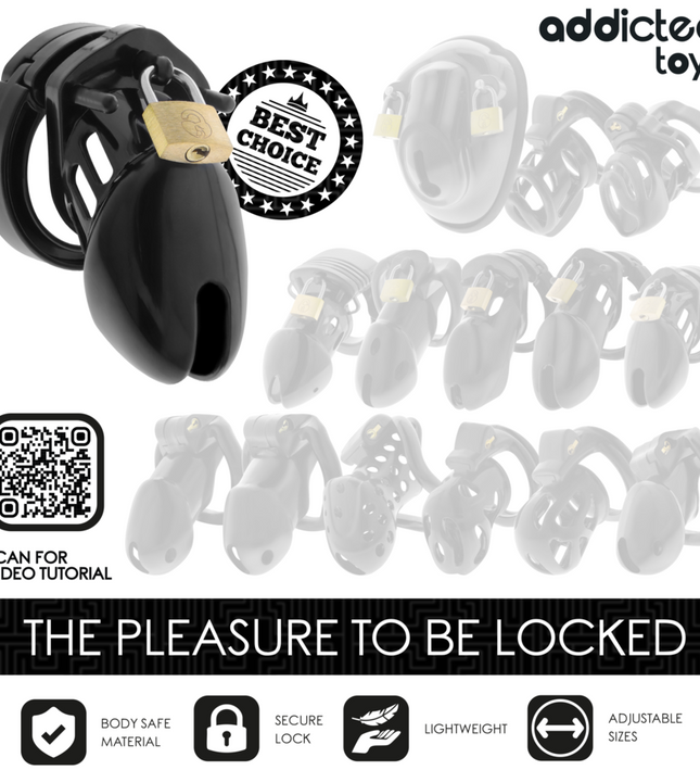 ADDICTED TOYS LOCKED - FORBIDDEN VAULT PENIS CAGE 10 CM