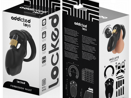 ADDICTED TOYS LOCKED - FORBIDDEN VAULT PENIS CAGE 10 CM