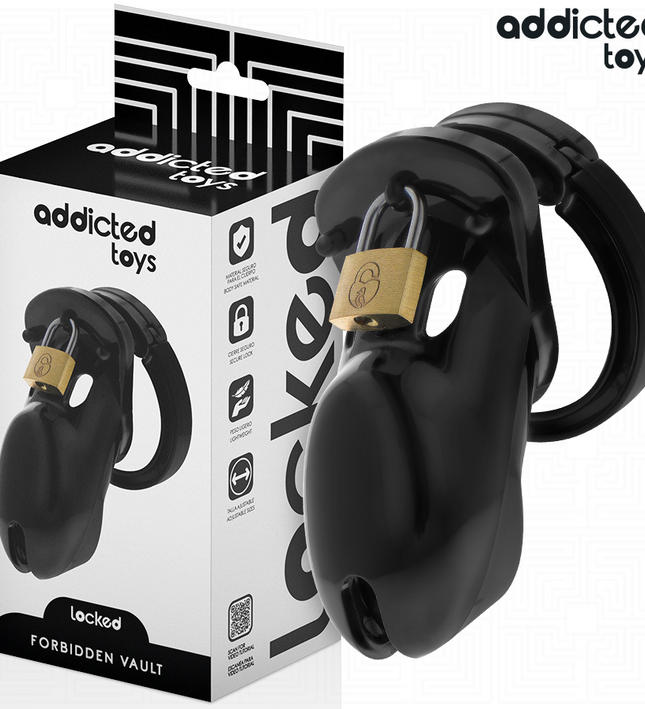 ADDICTED TOYS LOCKED - FORBIDDEN VAULT PENIS CAGE 10 CM
