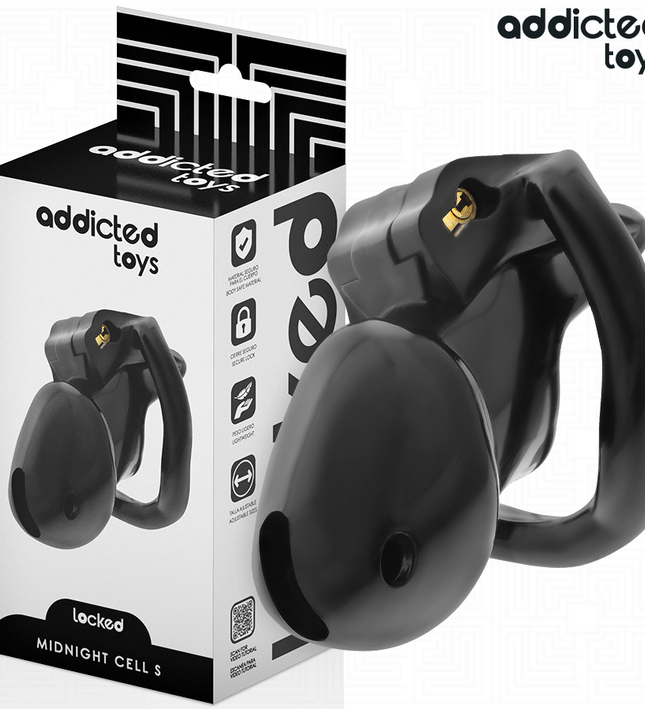 ADDICTED TOYS LOCKED - MINDNIGHT CELL PENIS CAGE SIZE S 4.8 CM