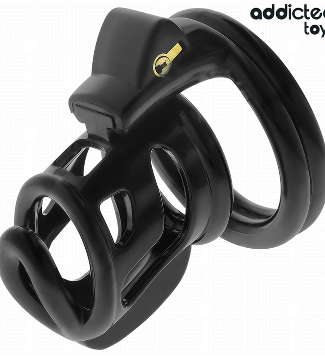 ADDICTED TOYS LOCKED - GILDEN CAGE SILICONE PENIS CAGE 8.5 CM