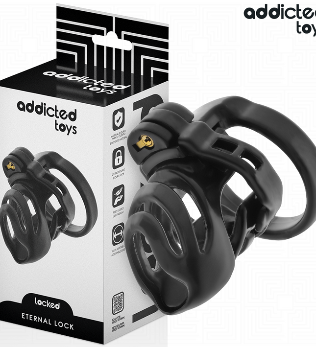 ADDICTED TOYS LOCKED - ETERNAL LOCK PENIS CAGE 9 CM