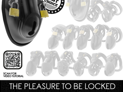 ADDICTED TOYS LOCKED - KEYLESS RESTRAINT PENIS CAGE 11.5 CM