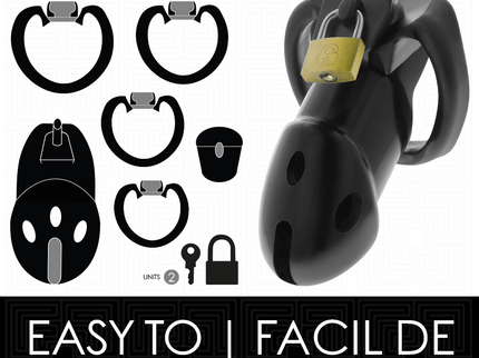 ADDICTED TOYS LOCKED - UNBROKEN DEN PENIS CAGE 9.8 CM