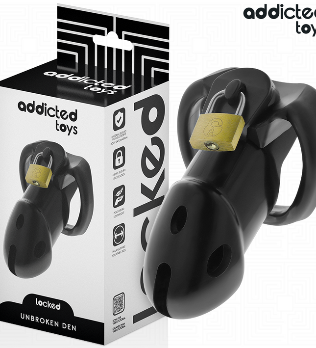 ADDICTED TOYS LOCKED - UNBROKEN DEN PENIS CAGE 9.8 CM