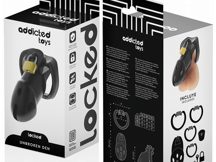 ADDICTED TOYS LOCKED - UNBROKEN DEN PENIS CAGE 9.8 CM