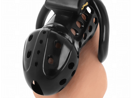 ADDICTED TOYS LOCKED - CHAINED HOLLOW PENIS CAGE 10.5 CM