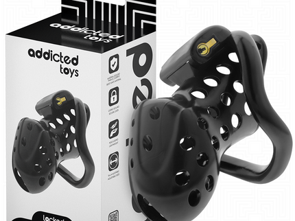 ADDICTED TOYS LOCKED - CHAINED HOLLOW PENIS CAGE 10.5 CM