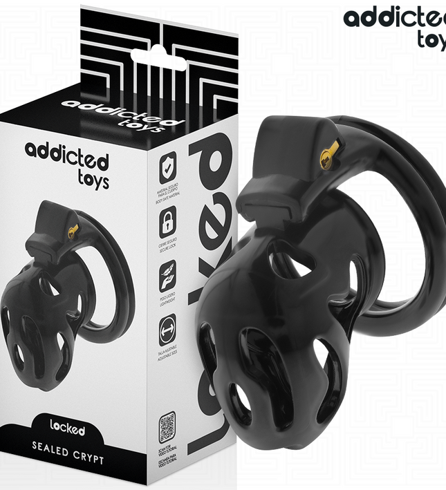 ADDICTED TOYS LOCKED - SEALED CRYPT PENIS CAGE 8 CM