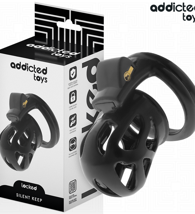 ADDICTED TOYS LOCKED - SILENT KEEP PENIS CAGE 7.5 CM