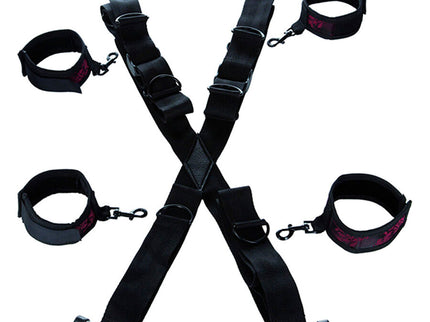 CALEXOTICS - SCANDAL CROSS-SHAPED DOOR HANDCUFFS