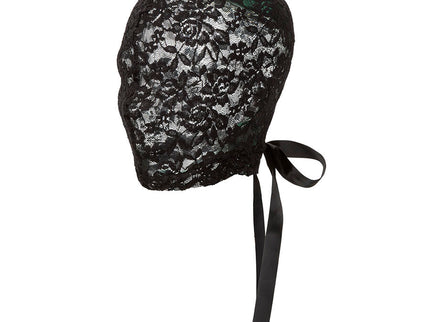 CALEXOTICS - SCANDAL BLACK LACE BALALAVA WITH BOW