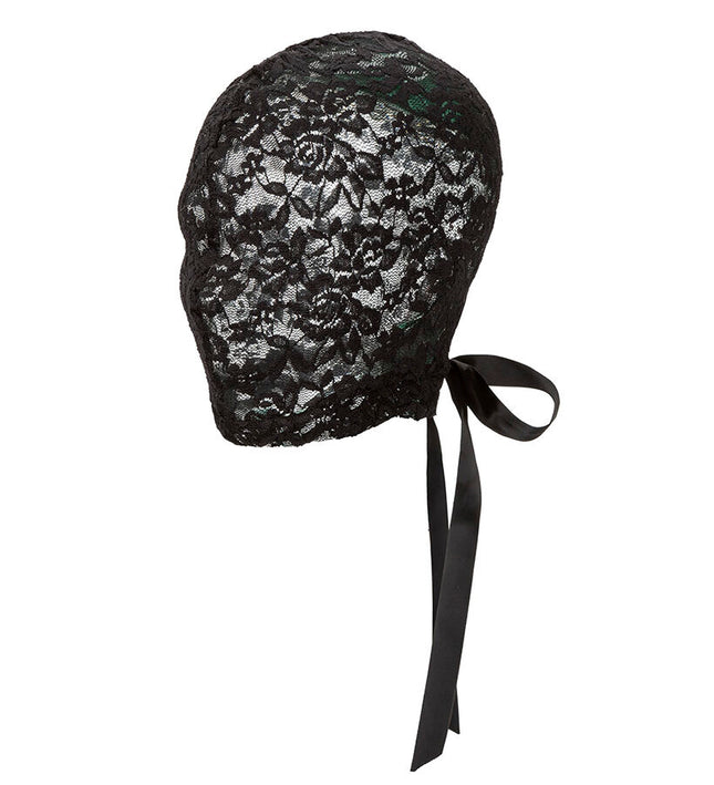 CALEXOTICS - SCANDAL BLACK LACE BALALAVA WITH BOW