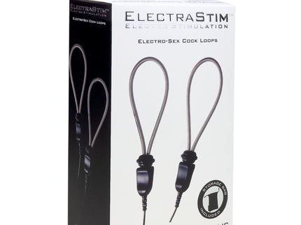 ELECTRASTIM - ELECTRALOOPS E-STIM ADJUSTABLE METAL PENIS RINGS