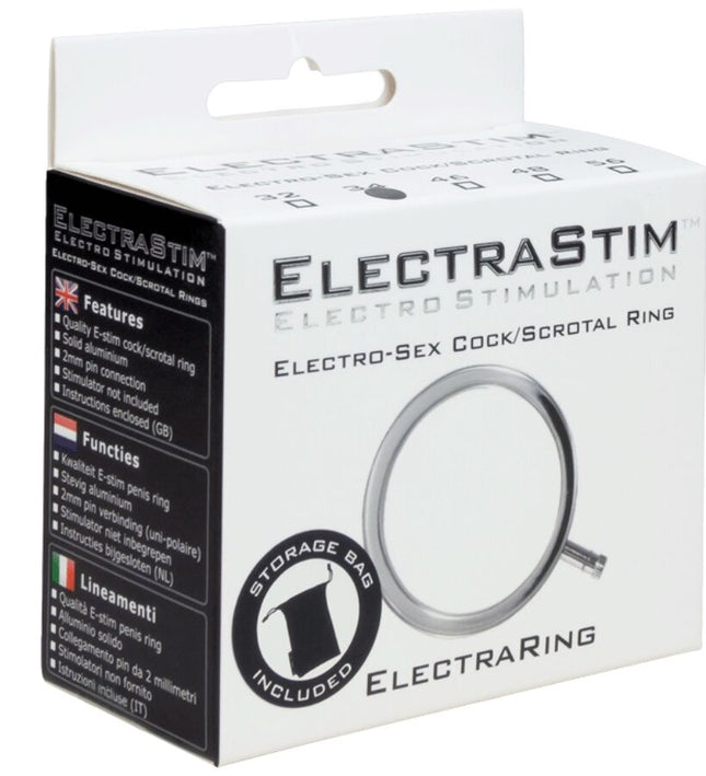 ELECTRASTIM - ELECTRARINGS METAL PENIS RING 34 MM