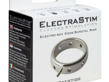 ELECTRASTIM - PRESTIGE ELECTROMAGNETIC METAL PENIS RING 42 MM