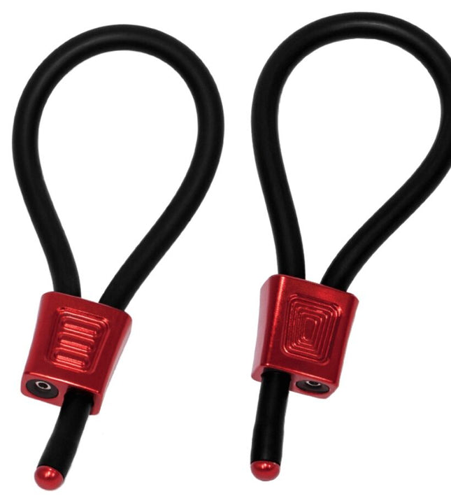 ELECTRASTIM - PRESTIGE ELECTRA LOOPS ADJUSTABLE COCK RINGS RED