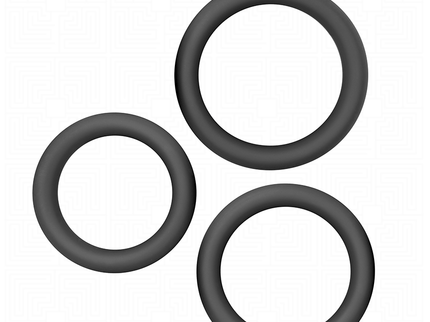 ADDICTED TOYS - SET OF FLAT SILICONE RINGS