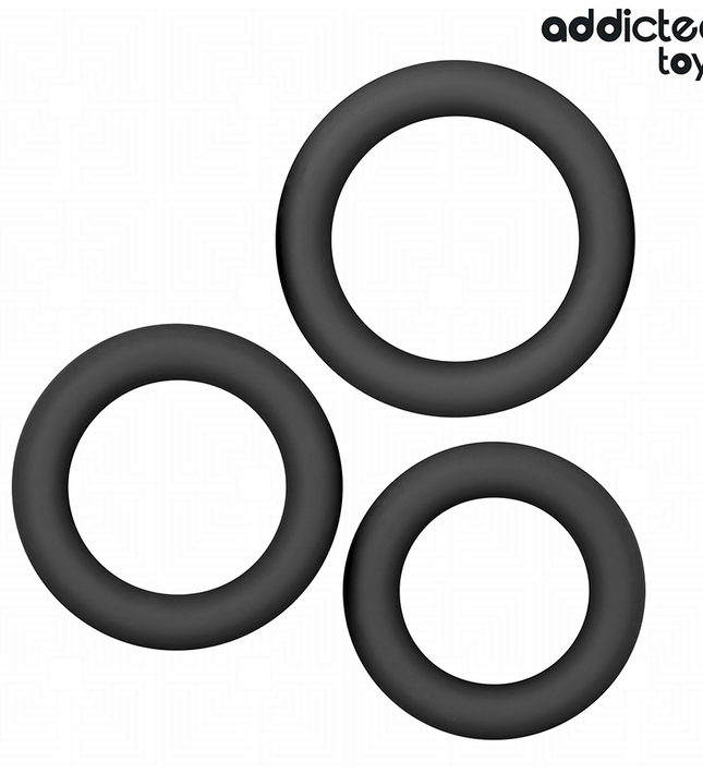 ADDICTED TOYS - SET OF SILICONE RINGS MODEL 1