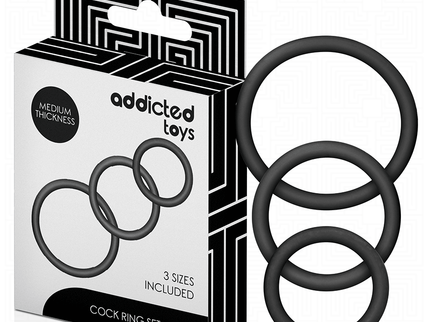 ADDICTED TOYS - SET OF SILICONE RINGS MODEL 2