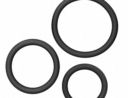 ADDICTED TOYS - SET OF SILICONE RINGS MODEL 2