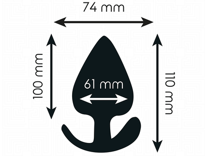 ADDICTED TOYS - ANAL PLUG SILICONE SIZE XXL 11 CM