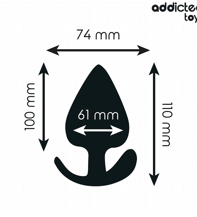 ADDICTED TOYS - ANAL PLUG SILICONE SIZE XXL 11 CM