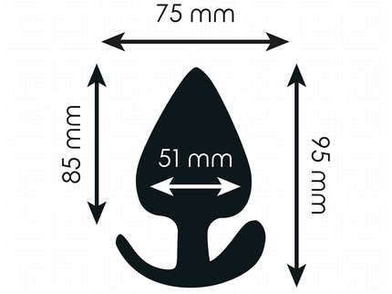 ADDICTED TOYS - ANAL PLUG SILICONE SIZE XL 9.5 CM