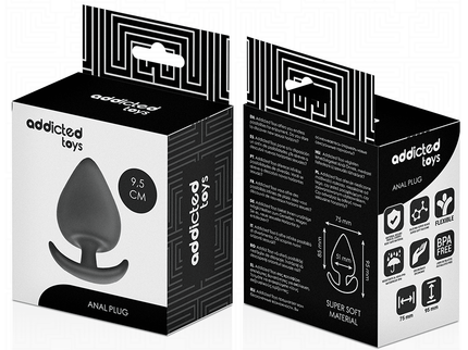 ADDICTED TOYS - ANAL PLUG SILICONE SIZE XL 9.5 CM