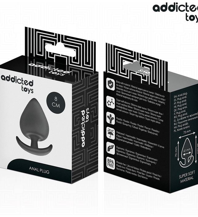 ADDICTED TOYS - ANAL PLUG SILICONE SIZE L 8 CM