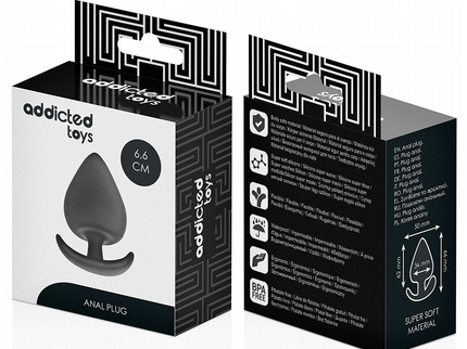 ADDICTED TOYS - ANAL PLUG SILICONE SIZE M 6.6 CM
